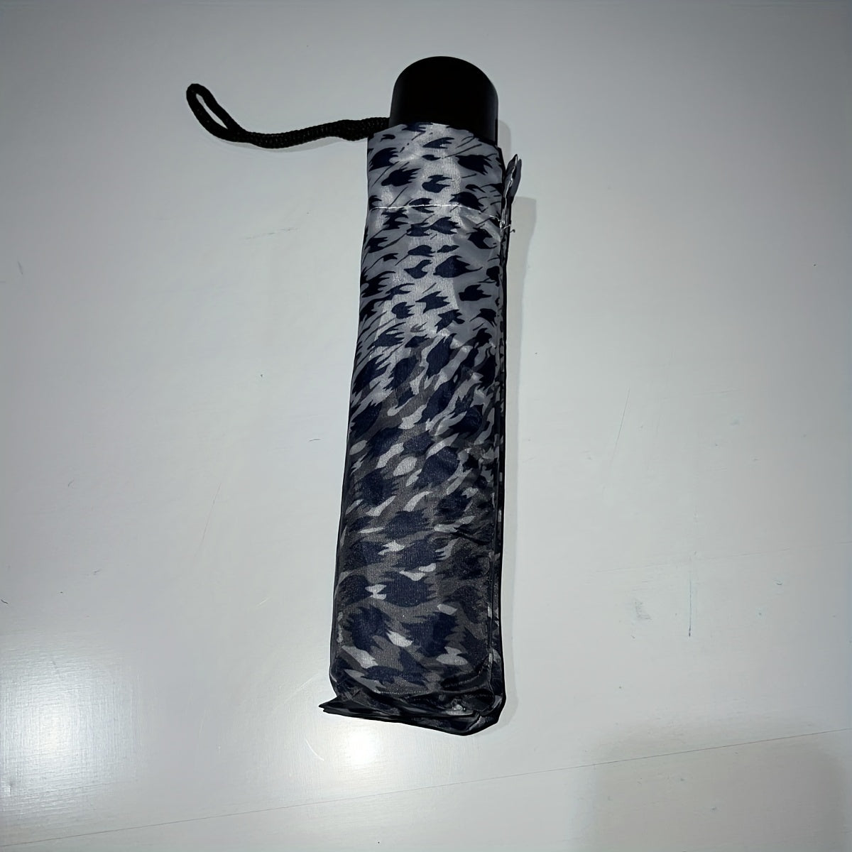 Leopard Grain Print Umbrella Folding Waterproof Windproof Umbrella