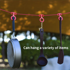 6pcs Aluminum Guyline Cord Adjuster Buckles for Camping Hiking