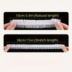 100pcs Reusable Silicone Food Wrap Storage Covers Elastic Seal
