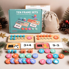 Wooden Math Toy for Addition & Subtraction