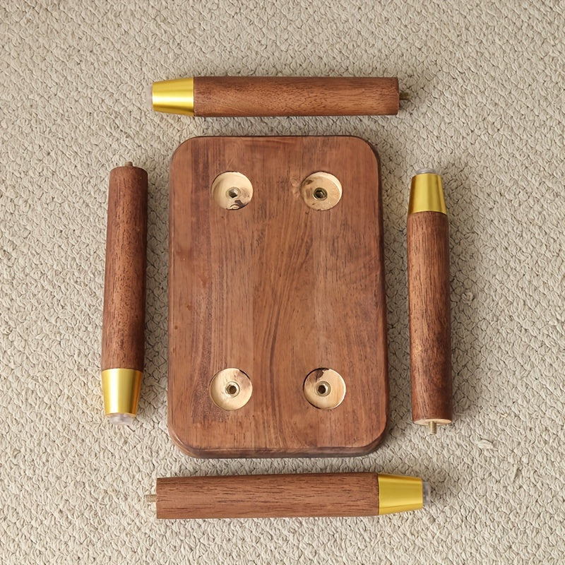 Solid Wood Small Stool Outdoor Removable Stool