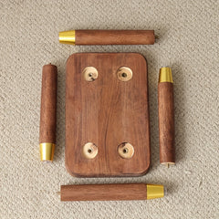Solid Wood Small Stool Outdoor Removable Stool