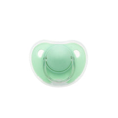 Matte Surface Baby Pacifier with Cover Orthodontic Cherry Round Shape Soother