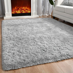 Soft Fluffy Shag Area Rug Machine Washable