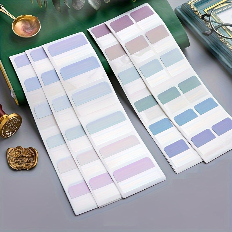 Multicolor Self-Adhesive Writable Index Label Marker - Set of 60
