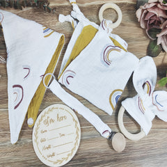 Rainbow Cotton Yarn Towel Set - 5 Pack