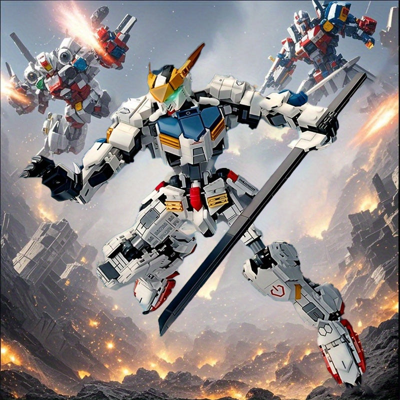 1001pcs Mech Building Block Set MOC Intergalactic Mech Assembly Toy Model