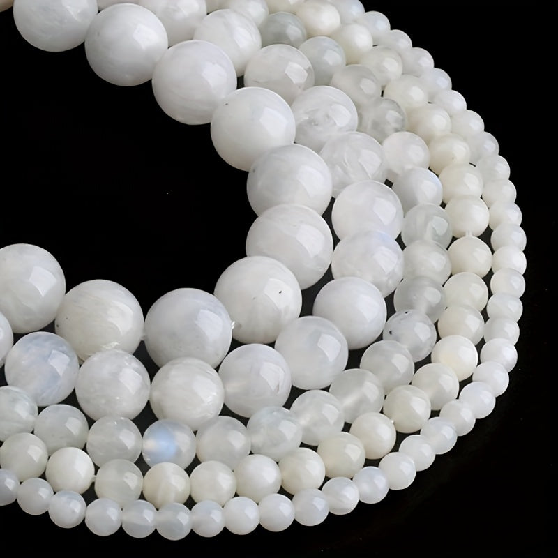 15in Moonstone Beads 6 8 10mm Round Loose Spacer Beads DIY Jewelry Making