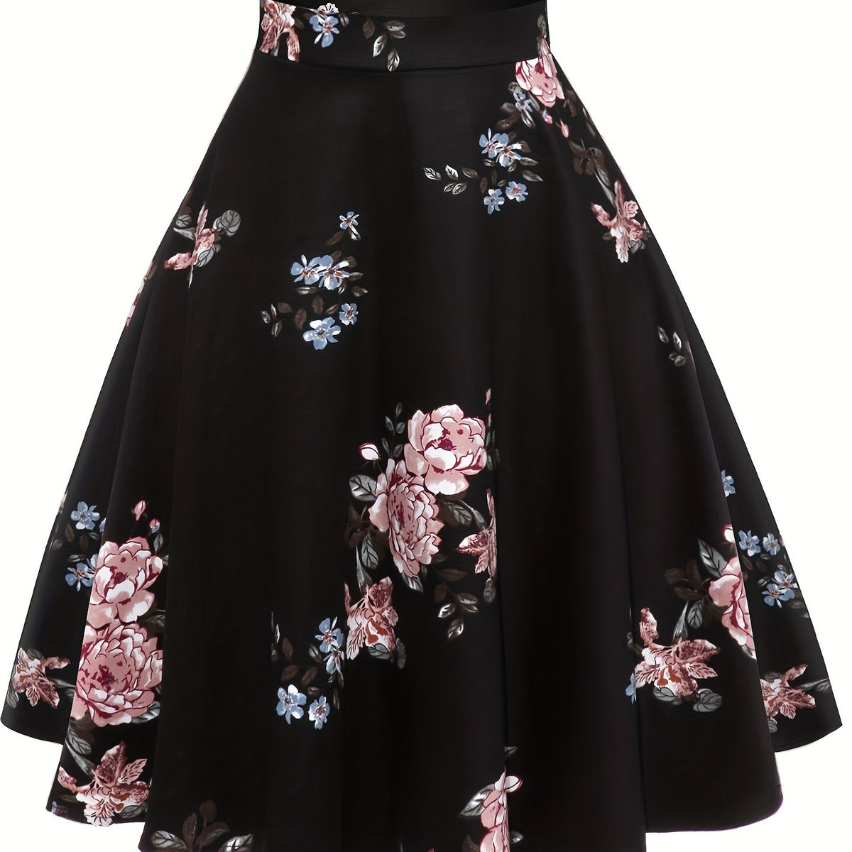 Floral Print Skirt for Spring & Summer Women's Clothing