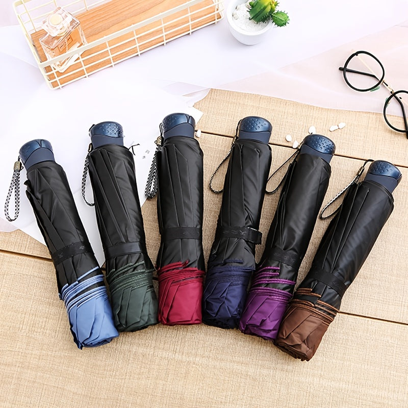 High Ten Bone Reinforced Glue Umbrella Sunshade All Weather Sunscreen