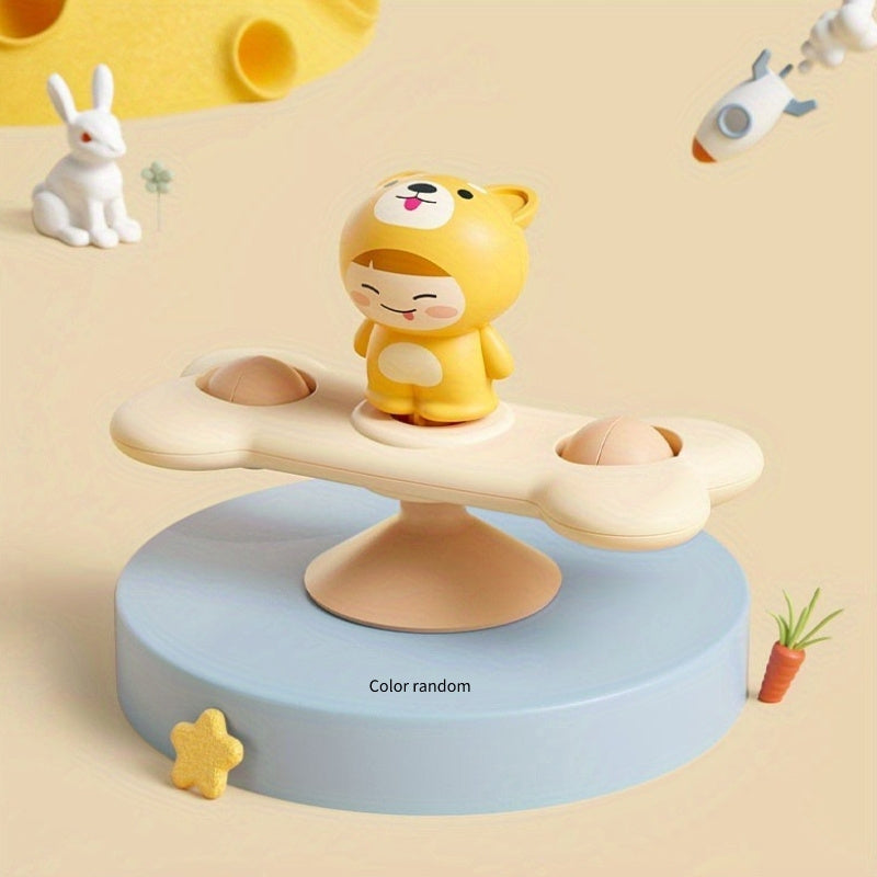 Rocket Spinning Top Toy Baby Cartoon Gyroscope