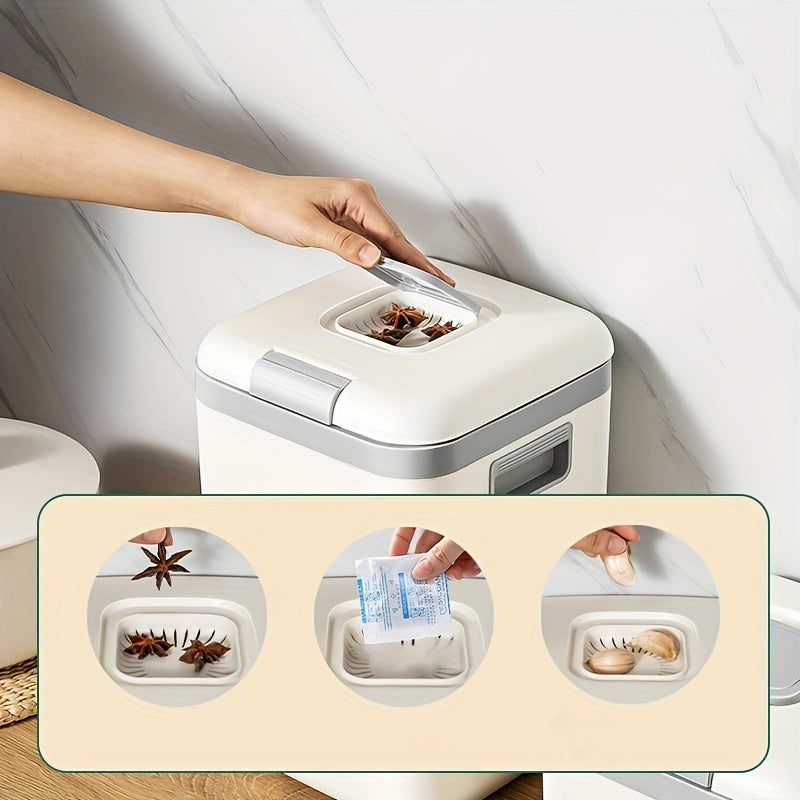 Acrylic Airtight Rice Dispenser Food Storage Container