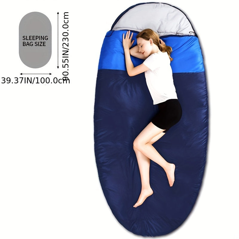 Portable Sleeping Bag Autumn Winter Thick Warm Sleeping Bag Outdoor Camping