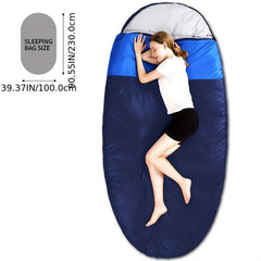 Portable Sleeping Bag Autumn Winter Thick Warm Sleeping Bag Outdoor Camping