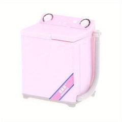 Mini Dollhouse Washing Machine Realistic Simulation Compact Laundry Appliance