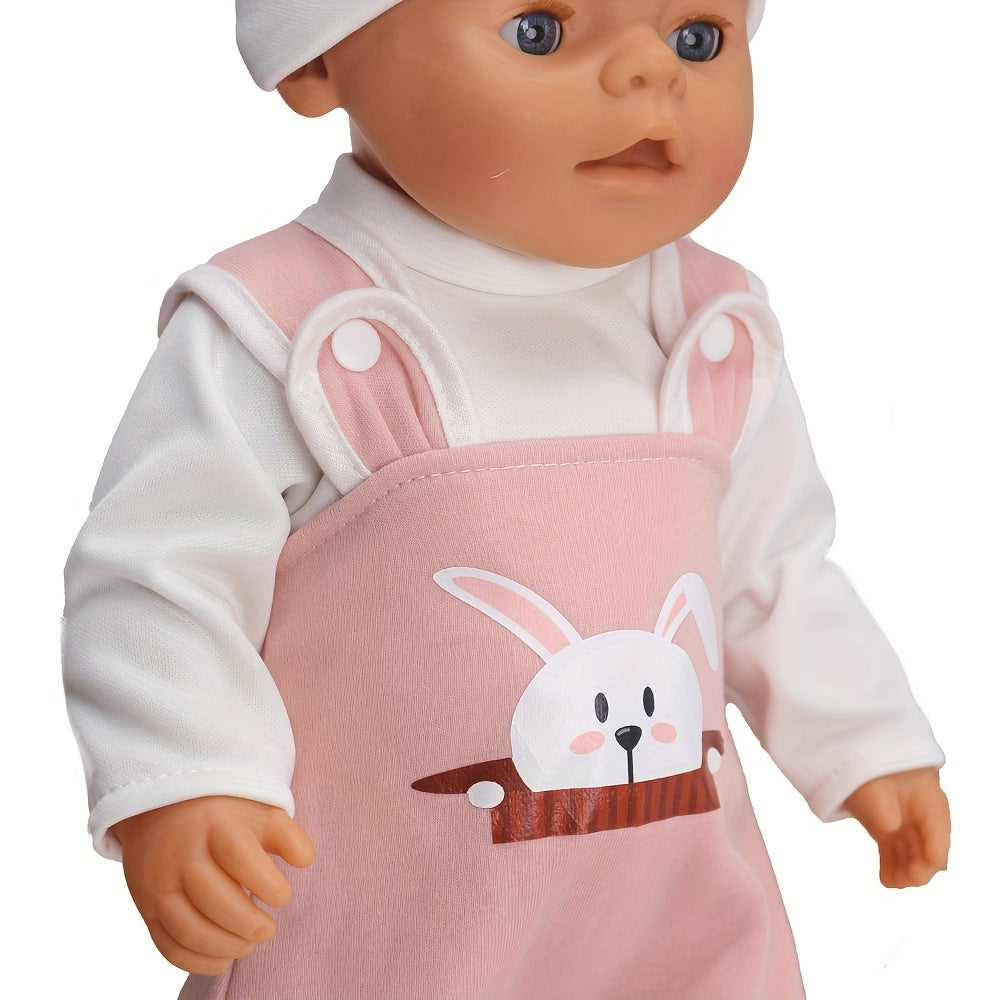 3-Piece Reborn Doll Clothes Set for Girls