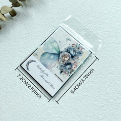 30pcs Flower & Butterfly Notebook Stickers Scrapbook Label Diary Stat