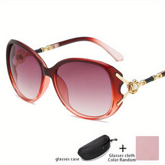 Men's Metal Cat Eye Sunglasses UV Protection Shade Sunglasses
