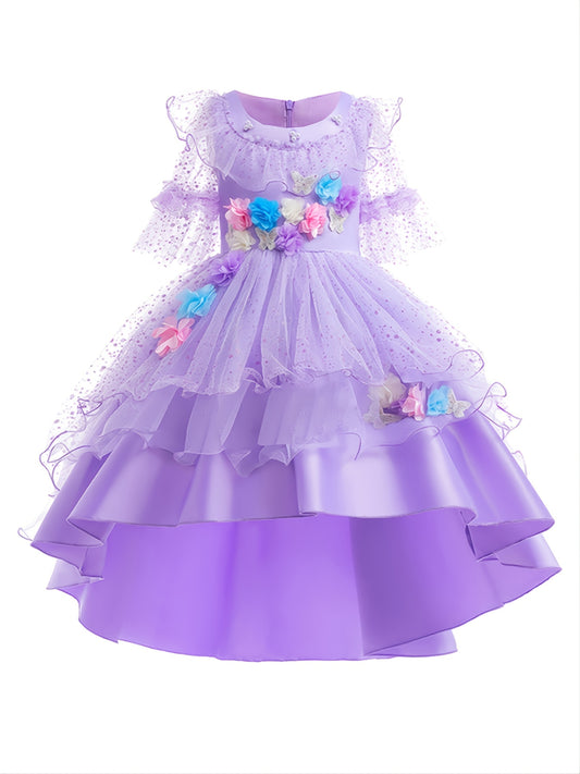Girls Princess Dress Christmas Party Costume Dress Up