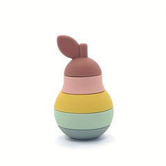 Silicone Fruit Shape Building Blocks & Nesting Toys