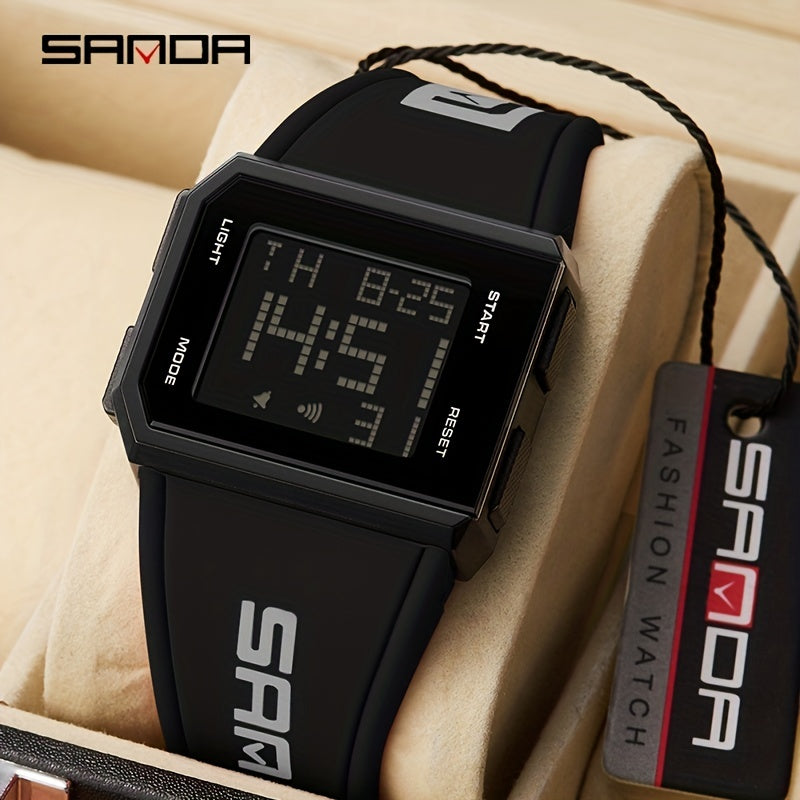 SANDA Men's Sports Digital Multifunction Watch
