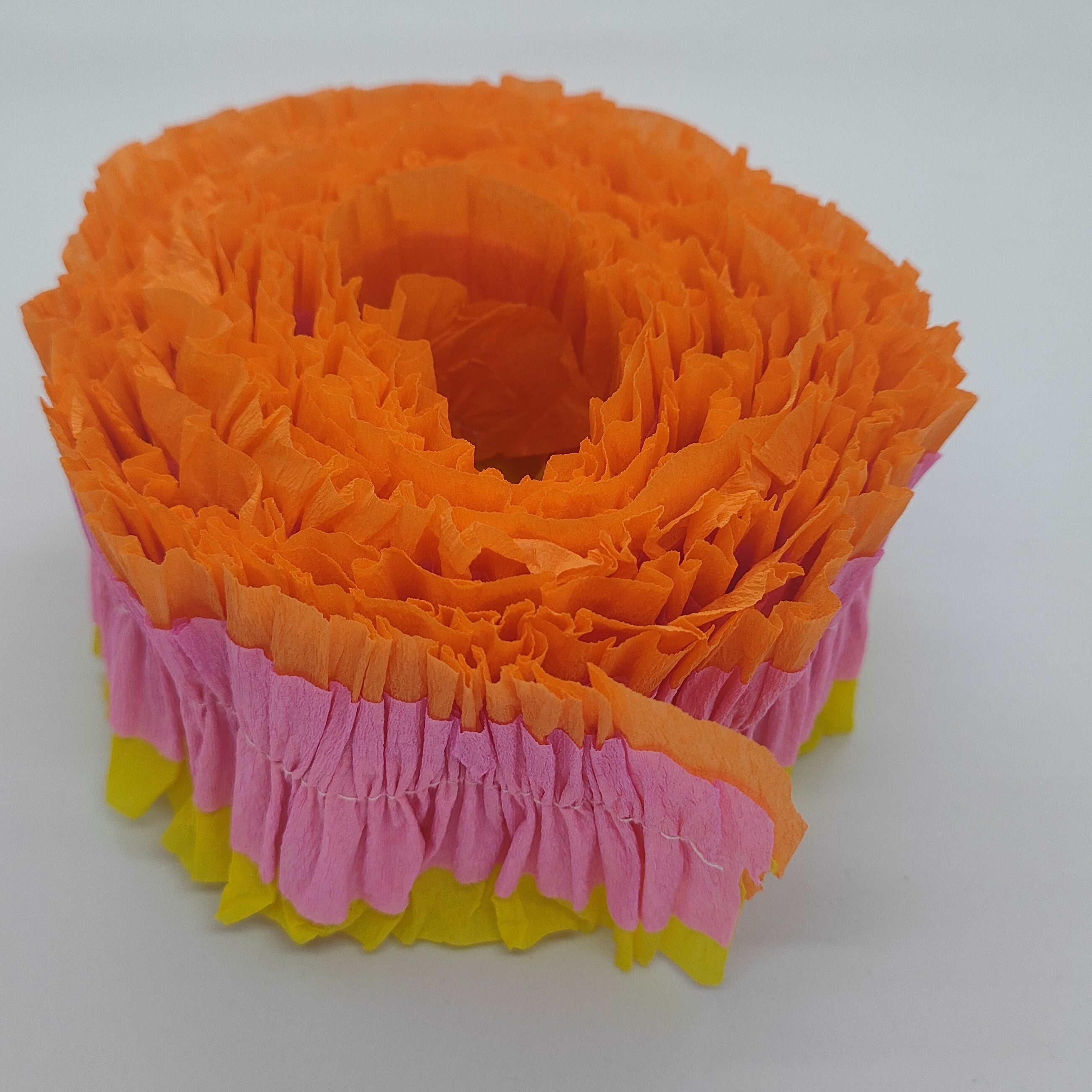 3M Wrinkled Paper Roll Flower Ribbon Background Decoration