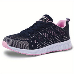 Women's Lace-up Casual Sneakers Comfortable Walking Shoes