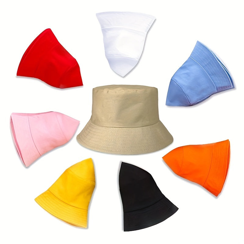 Kids Reversible Sunshade Bucket Hat for Outdoor Activities