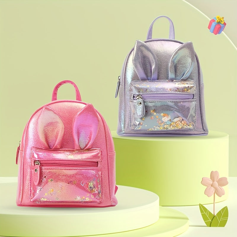 Kids' Rabbit Ear Backpack Waterproof Schoolbag