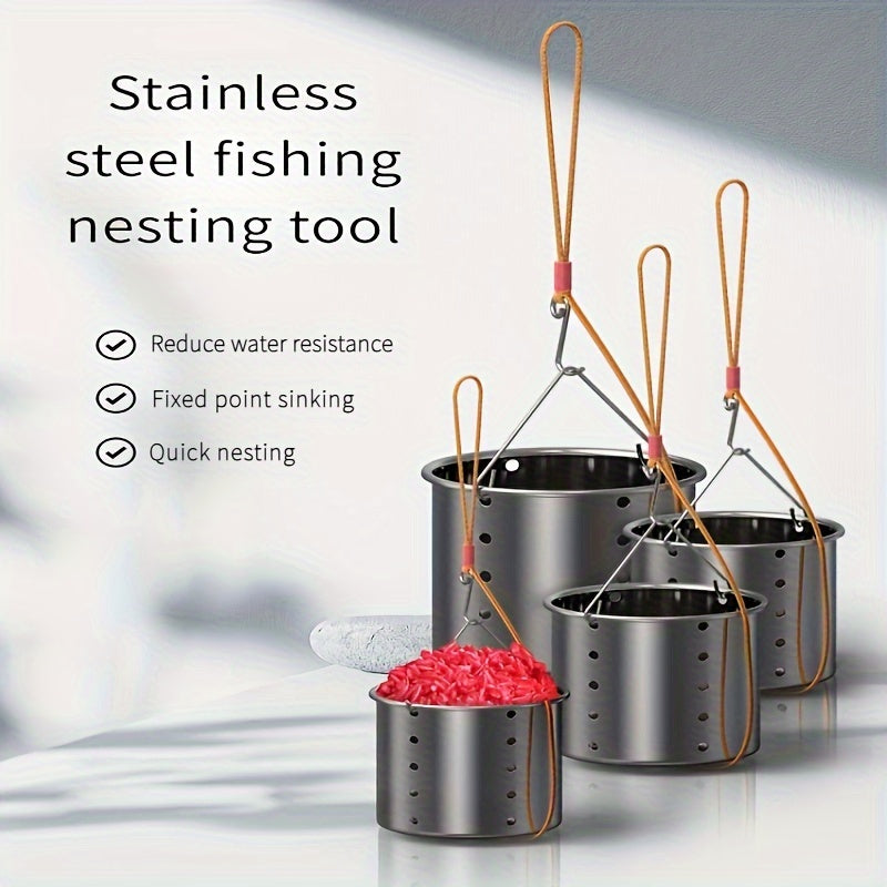 Fishing Feeder With Handle Bait Cage Tackle Accessories