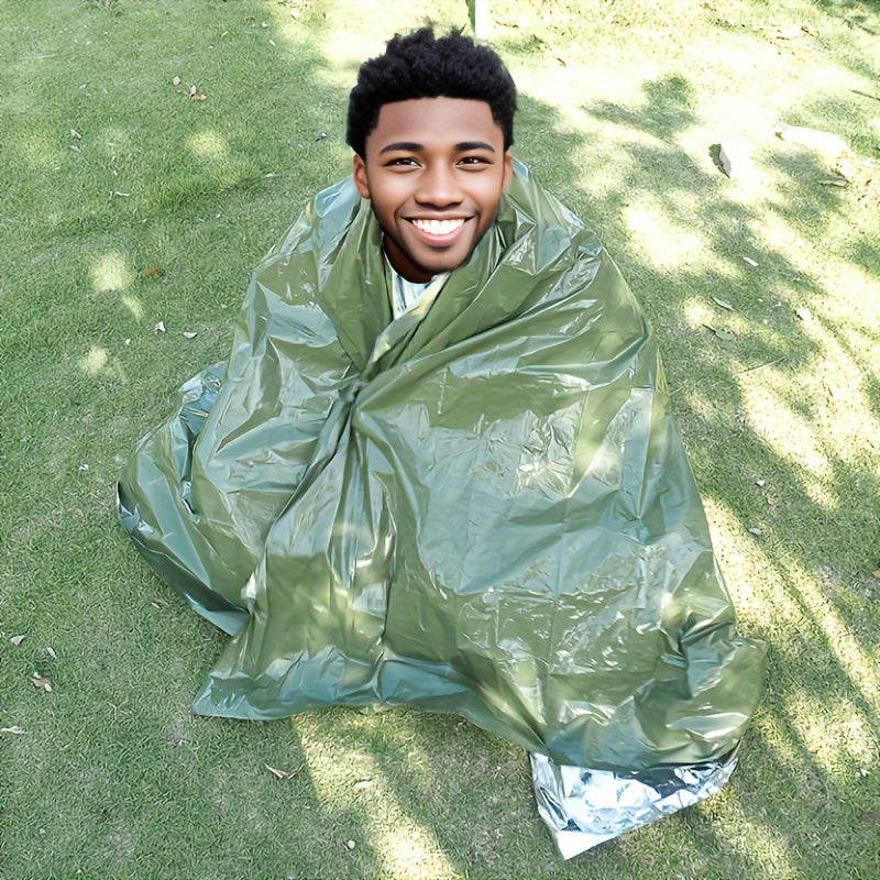 Outdoor PE Emergency Sleeping Bag for Camping Hiking
