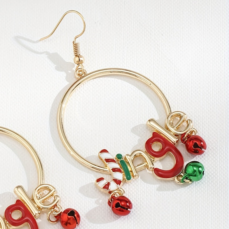 Christmas Bell Earrings - Lovely Holiday Gift for Her