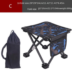 Portable Folding Stool Lightweight Chair for Outdoor Camping Fishing