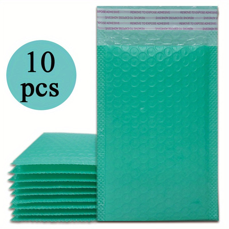 10 Pack 10x16 20x32 cm Pink Bubble Mailers Self-Sealing Waterproof Envelopes
