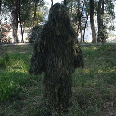 Jungle Camouflage Ghillie Suit for Outdoor Game & Halloween Costume