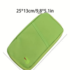 Large Capacity Travel Document Organizer Card Holder