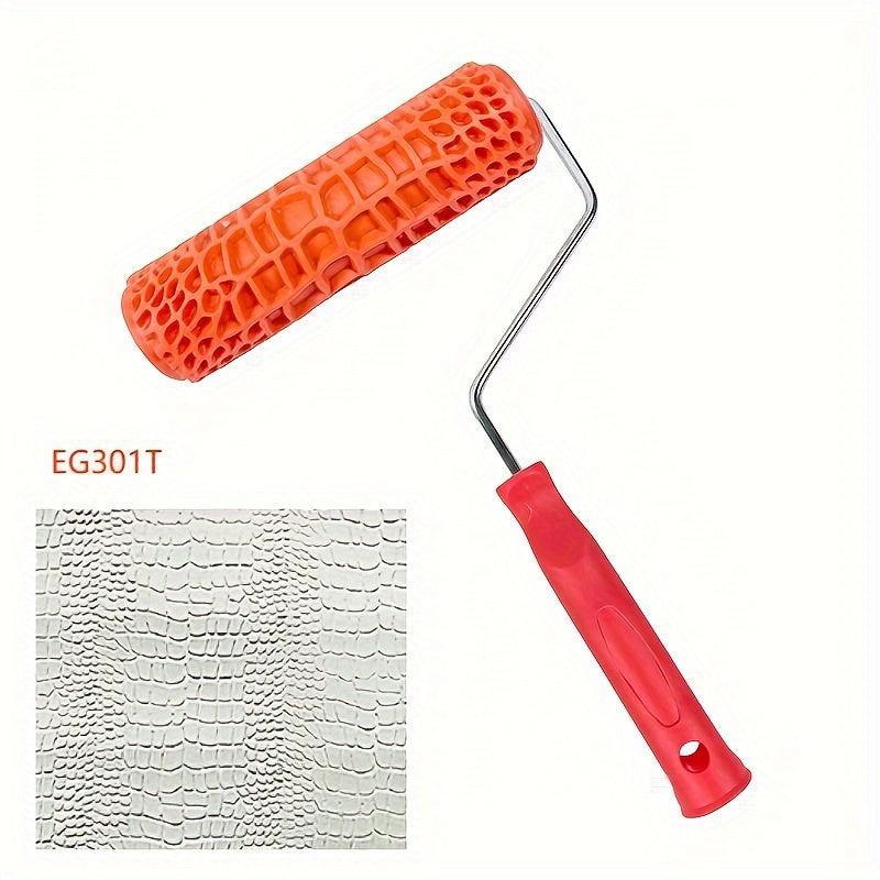 DIY Patterned Paint Roller Rubber Roller Texture Roller 300+ Patterns
