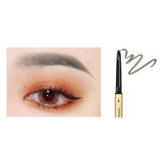 Coffee Brown Eyebrow Pen Matte Finish Fine Nib Bronzing