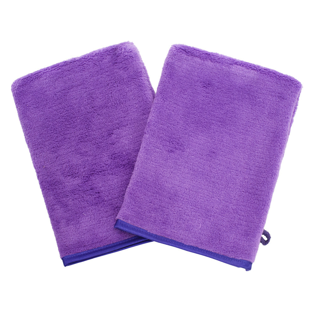 Reusable Makeup Remover Wipes Gloves Washcloths Coral Velvet Face Cloths