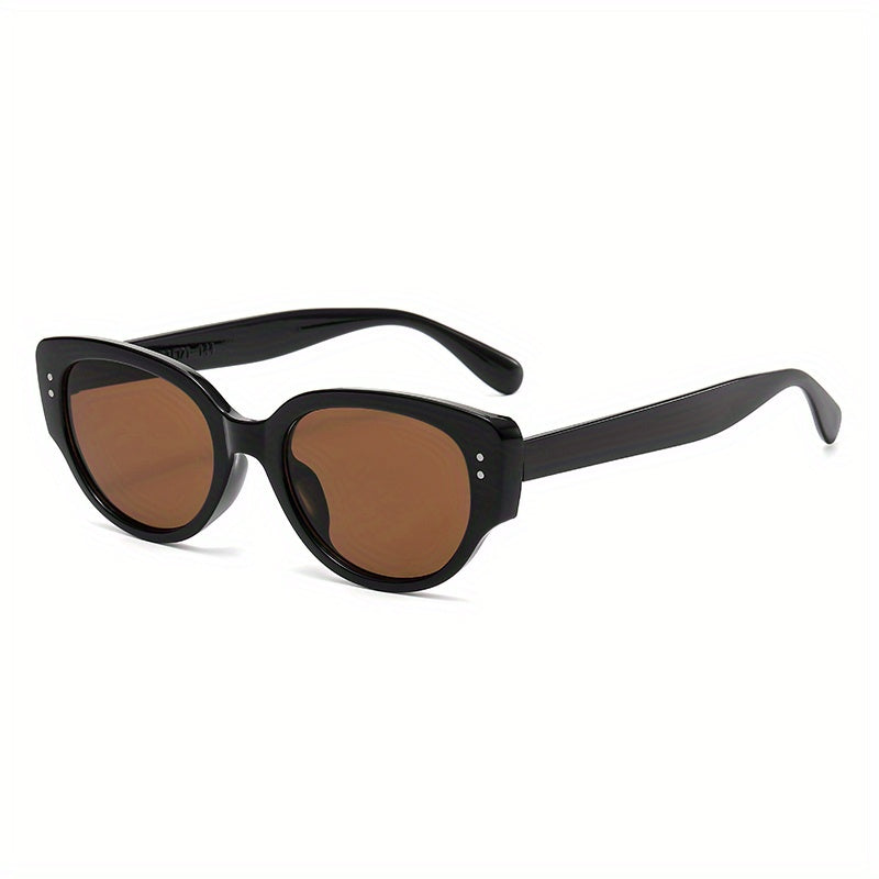 Men's Small Frame Rice Nail Sunglasses Hip Hop PC Sunglasses
