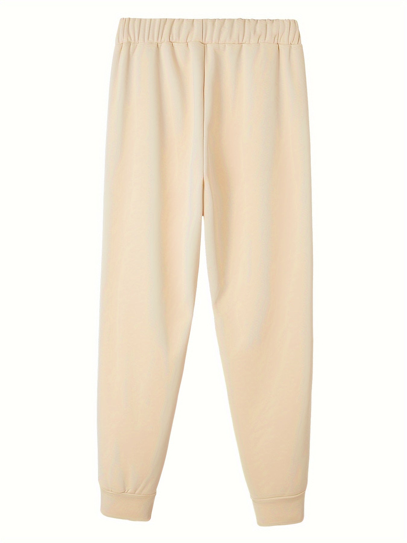 Women's Plus Size Paw & Heart Print Fleece Joggers