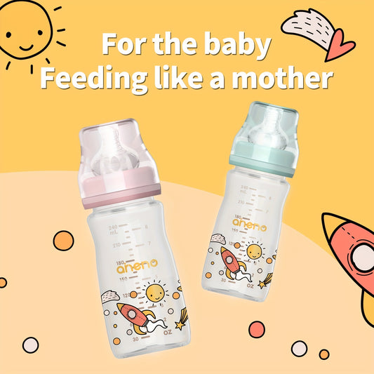 240ML Baby Wide Mouth Feeding Bottle for Breastfeeding