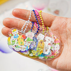 26pcs DIY Acrylic Pendant Children Small Gift Backpack Decoration