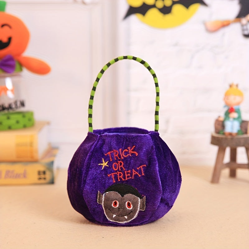 Halloween Candy Bag Decoration Cloth Bag Children's Portable Pumpkin Bag