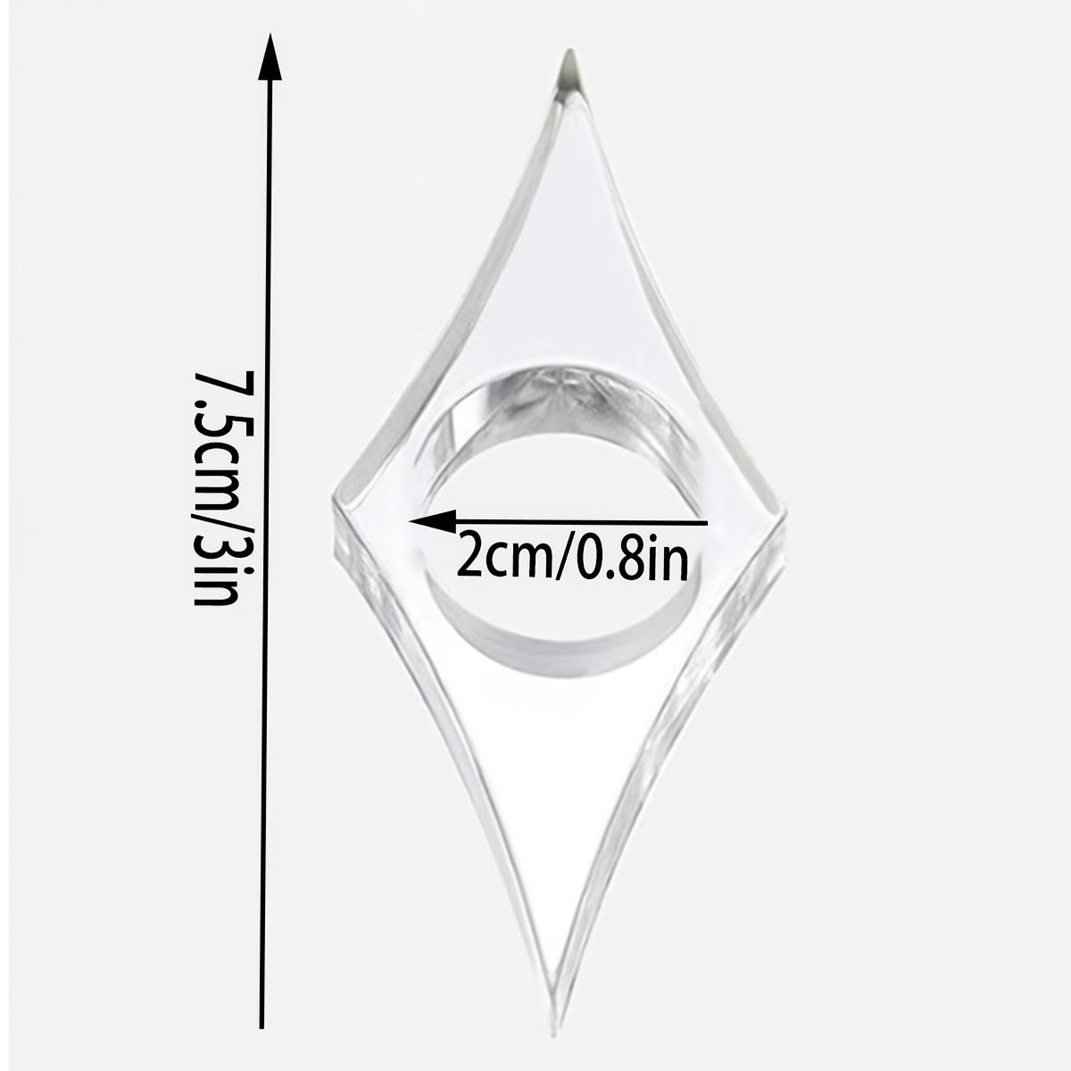 Acrylic Page Expander for Book Reading, Transparent Design