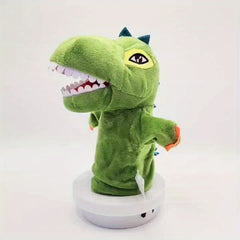 Interactive Dinosaur Hand Puppet Plush Toy for Kids