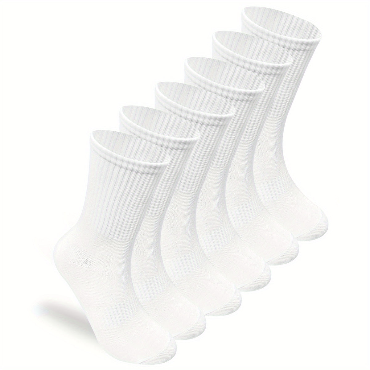 6 Pairs Men's Thin Soft Dress Socks Business Casual