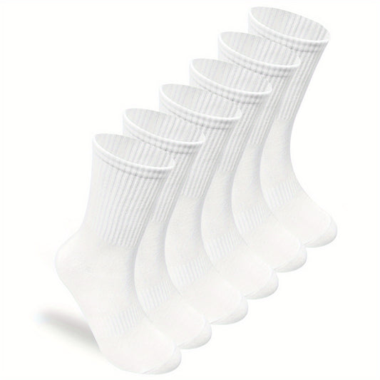 6 Pairs Men's Thin Soft Dress Socks Business Casual