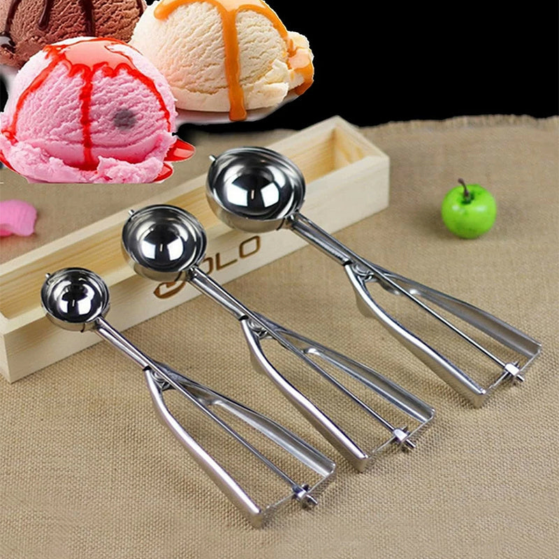 Stainless Steel Ice Cream Ball Scoop Fruit Scoop