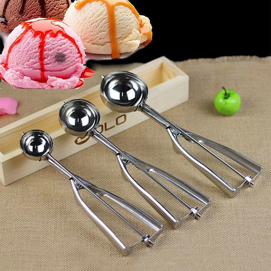 Stainless Steel Ice Cream Ball Scoop Fruit Scoop